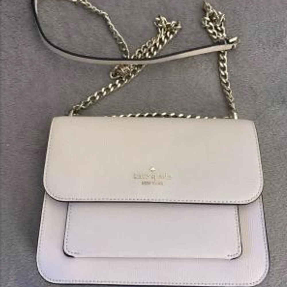 Kate Spade Genuine Leather Classic Flap Chain Bag